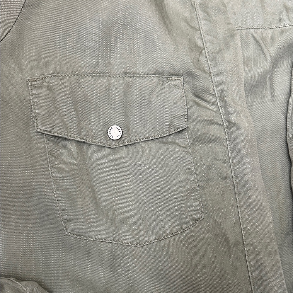 Etienne Marcel | M | Olive Green Women's Jumpsuit - Picture 3 of 11